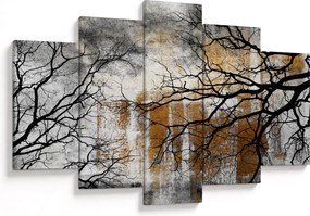 Obraz - Siluety stromov (150x105 cm)