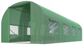 Global Income s.c. Záhradný tunelový fóliovník 3x4,5 m (13,5m2), zelený