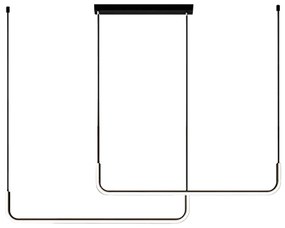 Závesné LED svietidlo Horizon, 2x LED 22w, 4000k, b