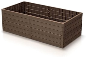 Prosperplast Vyvýšený záhon 149,2x75,6x25cm Base woody rustikálny tehlový