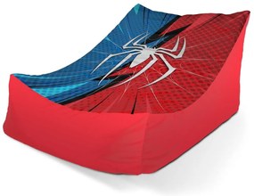 Sedací vak Lounge Spider - detský, červená / modrá
