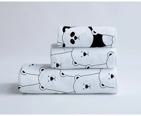 Set 3 uterákov a osušky Madre Selva Find The Panda