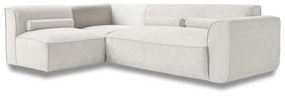 Krémovobiela rohová pohovka (ľavý roh) Flex Felix – Miuform