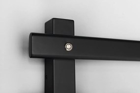 Sapho Sapho, ELCOR elektrický sušiak uterákov 480x920x50 mm, 128 W, čierna mat, EB460