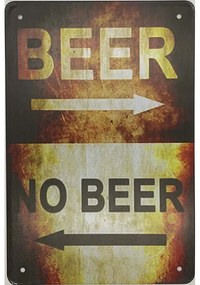Ceduľa Beer - No Beer