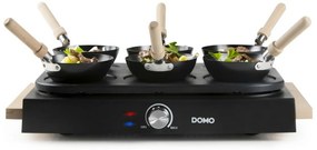 DOMO DO8719W elektrická fritéza a WOK, 2v1