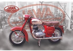 Ceduľa Jawa motorka