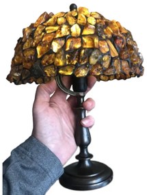 Jantar lampa Tiffany 33*20Ø AMBER