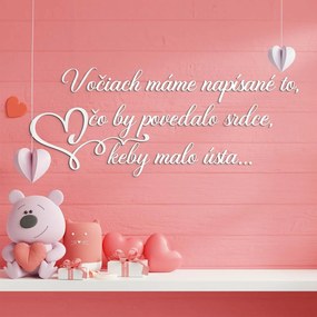 DUBLEZ | Drevený citát o láske na stenu - Srdce