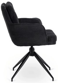 Otočná stolička MIA čierna