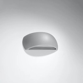 Sollux Lighting Nástenné keramické svietidlo PONTIUS sivé