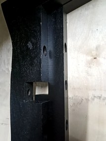 AKCIA Svetlosivá stolička BALI MARK s čiernymi nohami II. akosť