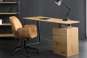Dizajnový písací stôl Kiana 160 cm vzor dub - II. Trieda