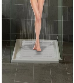 Béžová plastová kúpeľňová predložka 50x80 cm – Wenko