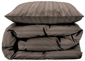 Damaškové obliečky taupe na jednolôžko 140x200 cm Noble – Södahl