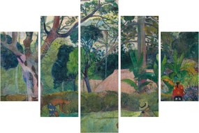 Obraz - Paul Gauguin, Te raau rahi (The Big Tree), reprodukcia (150x105 cm)