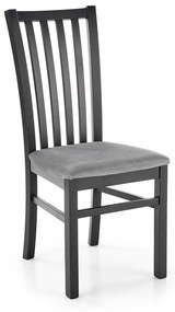 Jedálenská stolička Gerard 7 - čierna / sivá