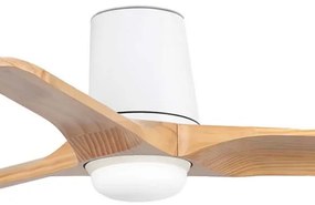 FARO 33836WT-1TW-LED stmievateľný ventilátor HEYWOODTUBS 10W/230V borovica/biela