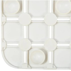 Spirella Protišmyková podložka do vane QUADRO Premium, biela, 36 x 76 cm