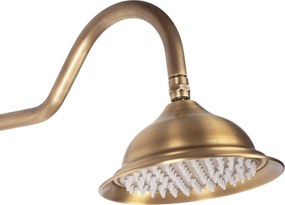 Rea Bergamo, sprchový set v retro štýle, antická bronz, REA-P5002