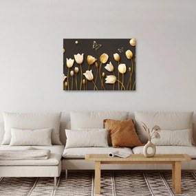 Obraz - Tulipány - abstraktné (70x50 cm)