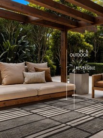 Koberec HARINGEY ALLINGTON čierny / biely