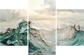 Obraz - 3D abstrakcie mora (90x60 cm)