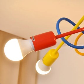 LED Detský prisadený luster OXFORD 5xE27/15W/230V