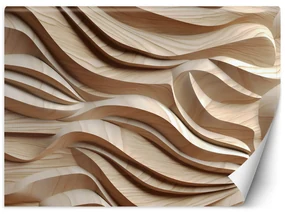 Gario Fototapeta Abstraktné drevené vlny Materiál: Vliesová, Rozmery: 350 x 245 cm