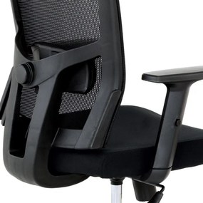 BONTEC Kancelárska stolička, hojdací mechanizmus, čierna sieťovina, KA-B1012 BK Farba: Čierna