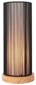 CLX Moderná stolová lampa CORIGLIANO-ROSSANO, 1xE27, 40W, čierna