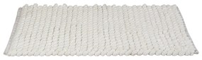 Biela textilná kúpeľňová predložka 50x80 cm Solivo – Wenko