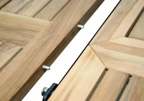 Doppler CONCEPT FSC® - rozkladací stôl s teakovou doskou - 2. akosť (N316)