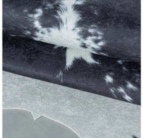 Ayyildiz Kusový koberec ETOSHA 4114, Čierna Rozmer koberca: 100 x 135 cm