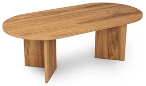 Konferenčný stolík OVAL 60x120 cm hnedá