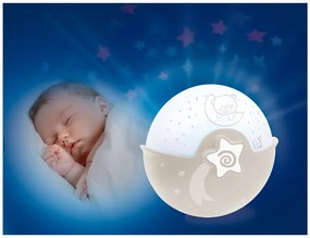 Infantino Detská nočná lampa s projektorom (sivá)  (100391606)