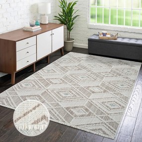 Dekorstudio Moderný koberec LINDO 8875 - zelený Rozmer koberca: 80x150cm