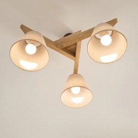 Prisadený luster ANTONIO 3xE14/40W/230V dub