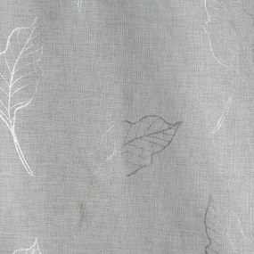 ZÁCLONA NA KRÚŽKOCH SISI 140X250 CM BIELA