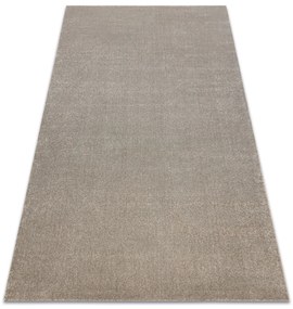 Koberec SOFT 2485 K60 11, Jednotný, Jednofarebný, béžový
