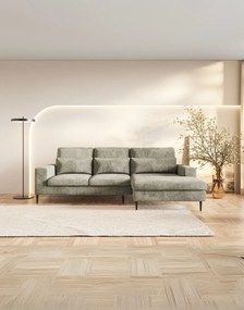 Moderná rohová sedačka na vysokých nožičkách Roma Mini