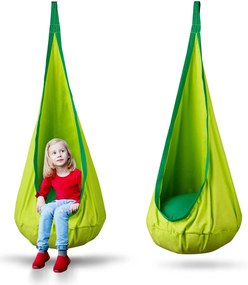 Zelené závesné kreslo Neo-Sport Cocoon