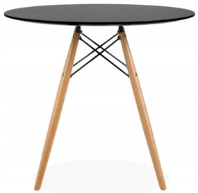 Bestent Jedálenský stôl 80cm Anello Black