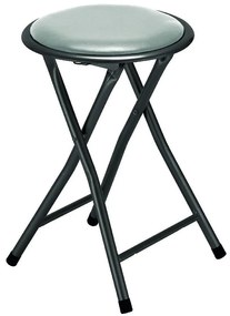 Skladacia taburetka Alto Black sivá