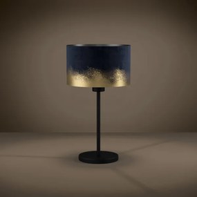 Eglo 39975 - Stolná lampa CASUARITA 1xE27/40W/230V modrá/zlatá