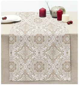 Behúň na stôl 40x130 cm Beige Mandala – Mila Home