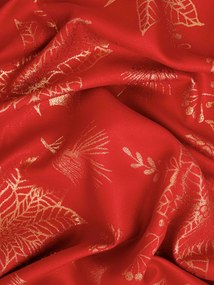 Lurexové vianočné prestieranie Slávnostná červená - 30 × 45 cm