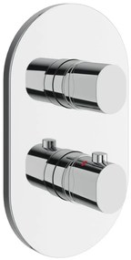 Ravak X070457 - Termostatická sprchová batéria pre podomietkovú inštaláciu CHROME lesklý chróm