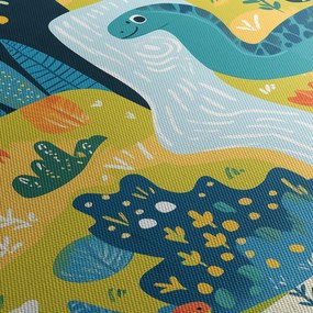 Obraz - Veselí dinosaury (70x50 cm)