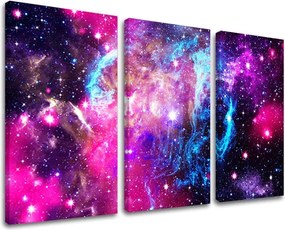 Obraz na stenu 3 dielny VESMÍR GA003E30